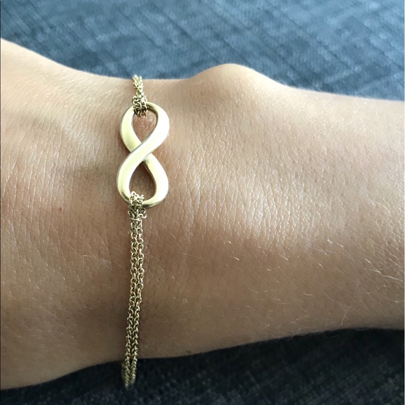 Tiffany & Co. Jewelry - Tiffany gold bracelet INFINITY collection